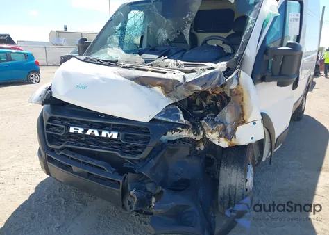 2023 Ram Promaster 2500 High Roof 159 Wb from USA, damaged, VIN 3C6LRVDG3PE541625